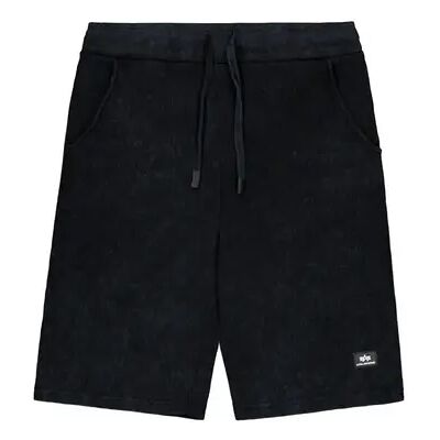 Shorts Alpha Industries Waffle Small Logo Noir L Homme Shorts Alpha Industries Waffle Small Logo Noir L Homme