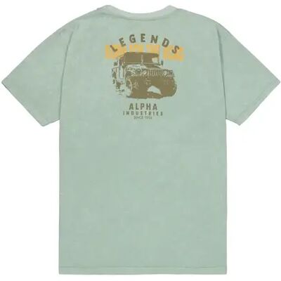 T-Shirt Alpha Industries Legend Vert 3XL Homme T-Shirt Alpha Industries Legend Vert 3XL Homme
