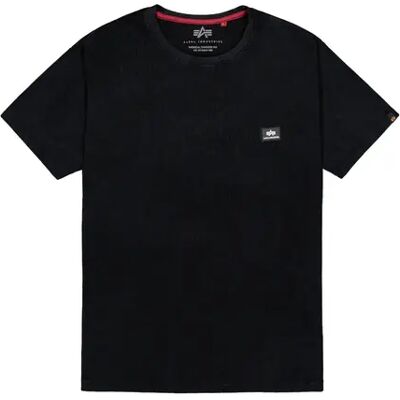 T-Shirt Alpha Industries Waffle Small Logo Noir S Homme T-Shirt Alpha Industries Waffle Small Logo Noir S Homme