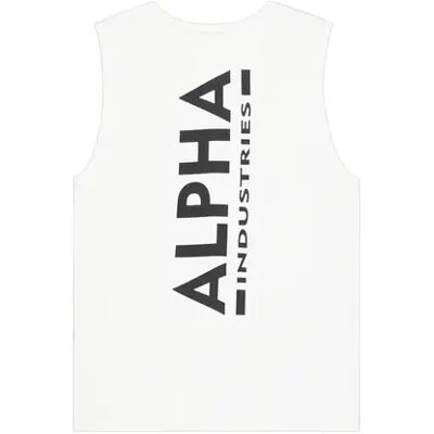 Tanktop Alpha Industries Backprint Blanc S Homme Tanktop Alpha Industries Backprint Blanc S Homme