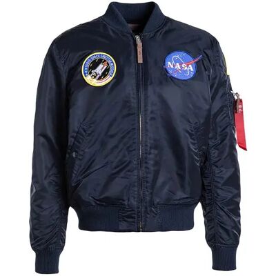 Bomber Alpha Industries MA-1 VF NASA Bleu S Homme Bomber Alpha Industries MA-1 VF NASA Bleu S Homme