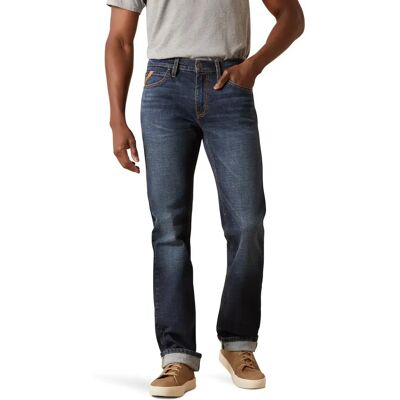 Jeans Ariat M8 Modern Brock Bleu 33x34 Homme Jeans Ariat M8 Modern Brock Bleu 33x34 Homme