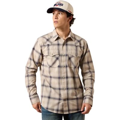 Hemd Ariat Retro Harbert Beige M Homme Hemd Ariat Retro Harbert Beige M Homme
