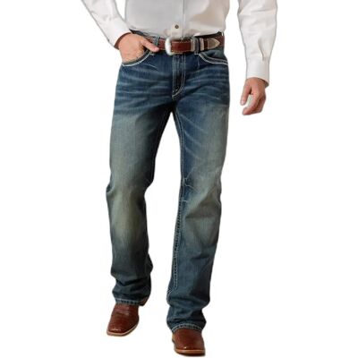Reitjeans Ariat M4 Coltrane Bleu 33x32 Homme Reitjeans Ariat M4 Coltrane Bleu 33x32 Homme