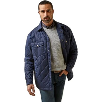 Daunenjacke Ariat Stinson Bleu S Homme Daunenjacke Ariat Stinson Bleu S Homme