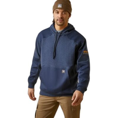 Duracanvas-Hoodie Ariat Rebar Workman Bleu S Homme Duracanvas-Hoodie Ariat Rebar Workman Bleu S Homme