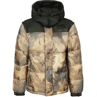 Daunenjacke mit Kapuze Armani Exchange Vert M Homme Daunenjacke mit Kapuze Armani Exchange Vert M Homme