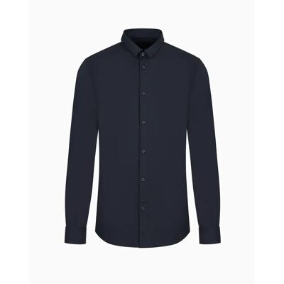 Klassisches Hemd Armani Exchange Bleu M Homme Klassisches Hemd Armani Exchange Bleu M Homme