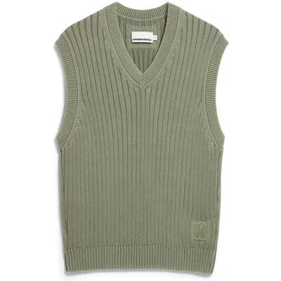 Ärmelloser Pullover Armedangels Pigment Dye Vert M Homme Ärmelloser Pullover Armedangels Pigment Dye Vert M Homme