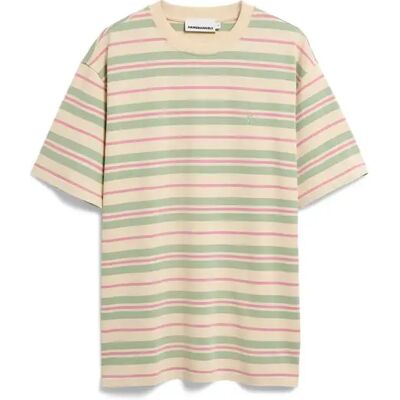 T-Shirt Armedangels Maarkos stripes Vert L Homme T-Shirt Armedangels Maarkos stripes Vert L Homme