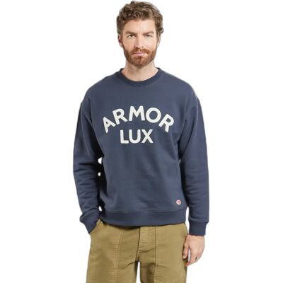 Sweatshirt Armor-Lux Bleu M Homme Sweatshirt Armor-Lux Bleu M Homme