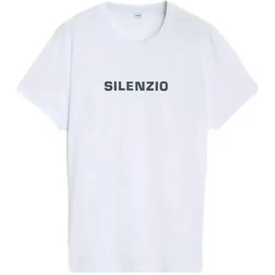 T-Shirt Aspesi Silenzio Blanc M Homme T-Shirt Aspesi Silenzio Blanc M Homme