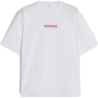 T-Shirt Aspesi Wrong Blanc L Homme T-Shirt Aspesi Wrong Blanc L Homme