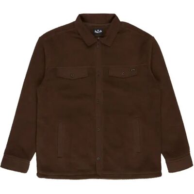 Fleece Overshirt Billabong Fairbanks Marron L Homme Fleece Overshirt Billabong Fairbanks Marron L Homme