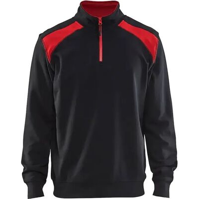 Sweatshirt mit Trucker-Kragen, zweifarbig Blaklader Noir XL Homme Sweatshirt mit Trucker-Kragen, zweifarbig Blaklader Noir XL Homme