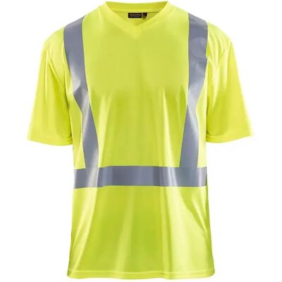 High Visibility T-Shirt v-kragen v-kragen anti-uv anti-geruch Blaklader Jaune L Homme High Visibility T-Shirt v-kragen v-kragen anti-uv anti-geruch Blaklader Jaune L Homme