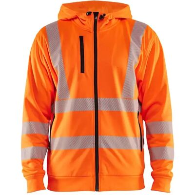 Hochsichtbares Kapuzensweatshirt mit Reißverschluss Blaklader Orange XL Homme Hochsichtbares Kapuzensweatshirt mit Reißverschluss Blaklader Orange XL Homme