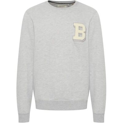 Sweatshirt mit Rundhalsausschnitt Blend Gris 2XL Homme Sweatshirt mit Rundhalsausschnitt Blend Gris 2XL Homme