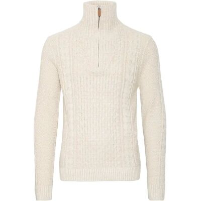 Pullover mit Rollkragen Blend Blanc L Homme Pullover mit Rollkragen Blend Blanc L Homme