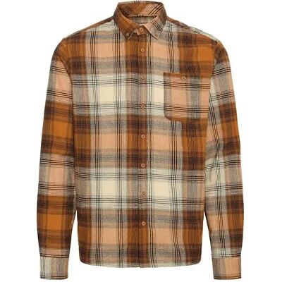 Langarmshirt aus Baumwolle Blend Dac Marron S Homme Langarmshirt aus Baumwolle Blend Dac Marron S Homme