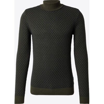 Pullover mit Rollkragen Blend dong Vert 2XL Homme Pullover mit Rollkragen Blend dong Vert 2XL Homme