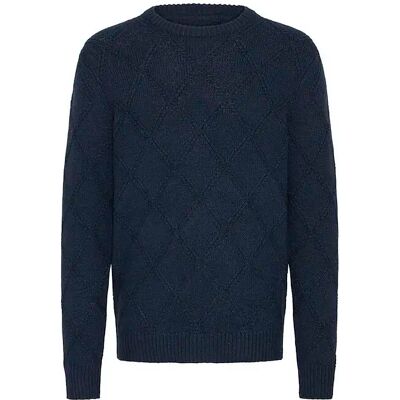 Pullover Blend Boi Structure Roll Bleu L Homme Pullover Blend Boi Structure Roll Bleu L Homme