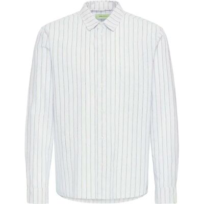 Gestreifte Langarmhemd Blend Aban Bleu M Homme Gestreifte Langarmhemd Blend Aban Bleu M Homme