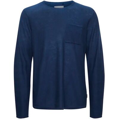 Pullover mit Tasche Blend Bleu L Homme Pullover mit Tasche Blend Bleu L Homme