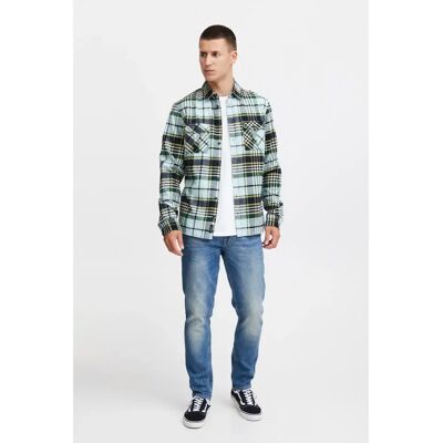 Slim-Fit-Hemd Blend Bleu L Homme Slim-Fit-Hemd Blend Bleu L Homme