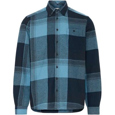 Langarmshirt aus Baumwolle Blend Dac Bleu M Homme Langarmshirt aus Baumwolle Blend Dac Bleu M Homme