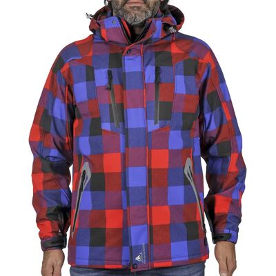 Softshell-Jacke Peak Mountain Cina Bleu L Homme Softshell-Jacke Peak Mountain Cina Bleu L Homme