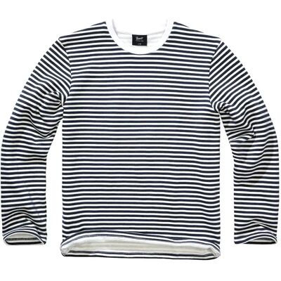 gestreifter Langarm-T-Shirt Brandit Bleu 5XL Homme gestreifter Langarm-T-Shirt Brandit Bleu 5XL Homme
