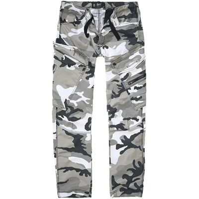 Schmal geschnittene Cargohose Brandit Adven Gris L Homme Schmal geschnittene Cargohose Brandit Adven Gris L Homme