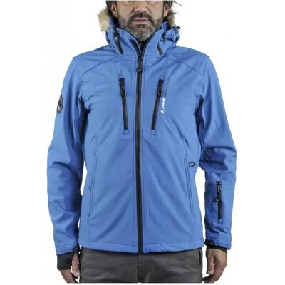Softshell-Jacke mit Kunstpelz Peak Mountain Casada Bleu 2XL Homme Softshell-Jacke mit Kunstpelz Peak Mountain Casada Bleu 2XL Homme