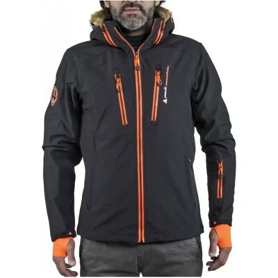 Softshell-Jacke mit Kunstpelz Peak Mountain Casada Noir XL Homme Softshell-Jacke mit Kunstpelz Peak Mountain Casada Noir XL Homme