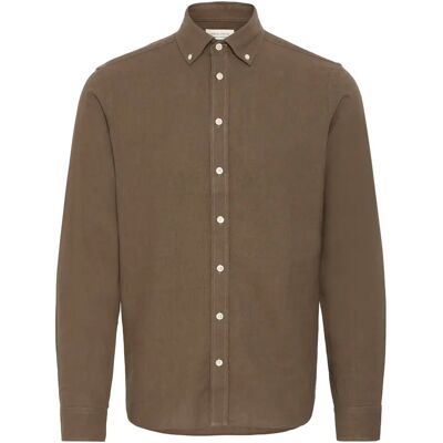 Langärmliges Hemd aus Mischleinen Casual Friday Hanes Marron XL Homme Langärmliges Hemd aus Mischleinen Casual Friday Hanes Marron XL Homme