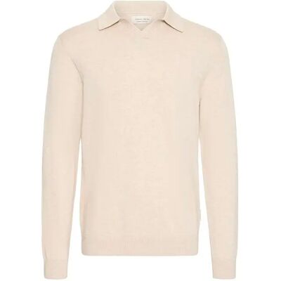 Langärmeliges Polo-Shirt Casual Friday Bells Beige L Homme Langärmeliges Polo-Shirt Casual Friday Bells Beige L Homme