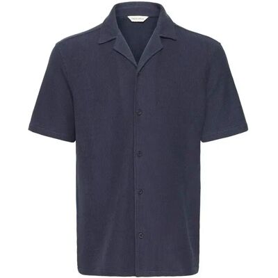 Strickhemd Casual Friday Archer Bleu XL Homme Strickhemd Casual Friday Archer Bleu XL Homme