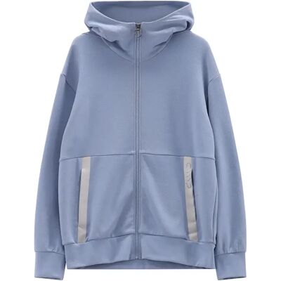 Kapuzensweatshirt mit Reißverschluss CMP Bleu S Homme Kapuzensweatshirt mit Reißverschluss CMP Bleu S Homme