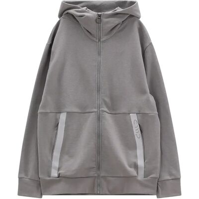 Kapuzensweatshirt mit Reißverschluss CMP Gris S Homme Kapuzensweatshirt mit Reißverschluss CMP Gris S Homme