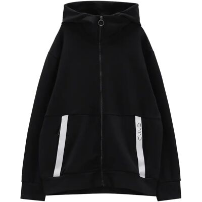 Kapuzensweatshirt mit Reißverschluss CMP Noir S Homme Kapuzensweatshirt mit Reißverschluss CMP Noir S Homme