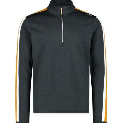 Sweatshirt mit halbem Reißverschluss CMP Noir 2XL Homme Sweatshirt mit halbem Reißverschluss CMP Noir 2XL Homme