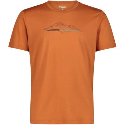 Rundhals-T-Shirt aus Merinowolle CMP Orange 2XL Homme Rundhals-T-Shirt aus Merinowolle CMP Orange 2XL Homme