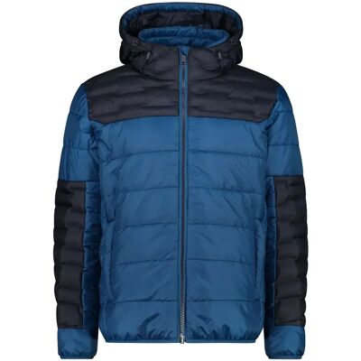 Daunenjacke mit Kapuze aus Polyester CMP Bleu S Homme Daunenjacke mit Kapuze aus Polyester CMP Bleu S Homme