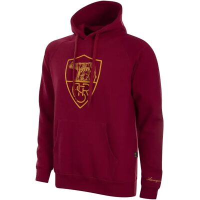Copa Football AS Roma Kapuzenpullover Heritage Rouge 2XL Homme Copa Football AS Roma Kapuzenpullover Heritage Rouge 2XL Homme