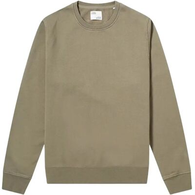 Sweatshirt mit Rundhalsausschnitt Colorful Standard Classic Organic dusty olive Vert XL Homme Sweatshirt mit Rundhalsausschnitt Colorful Standard Classic Organic dusty olive Vert XL Homme