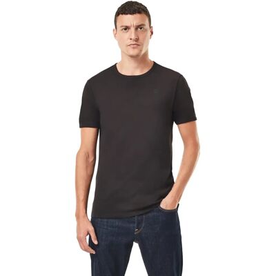 T-Shirts mit kurzen Ärmeln G-Star Base r t (x2) Noir M Homme T-Shirts mit kurzen Ärmeln G-Star Base r t (x2) Noir M Homme