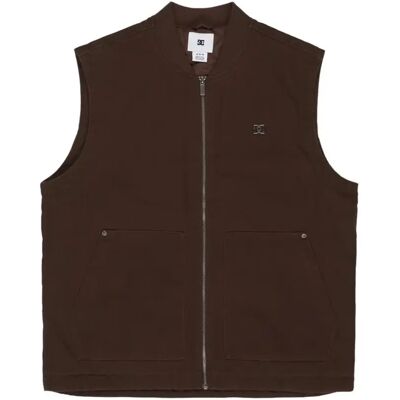 Ärmellose Weste DC Shoes Workshop Marron 2XL Homme Ärmellose Weste DC Shoes Workshop Marron 2XL Homme