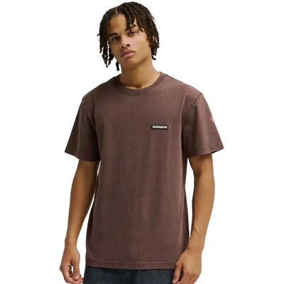 T-Shirt DC Shoes Patch It Washed Marron 2XL Homme T-Shirt DC Shoes Patch It Washed Marron 2XL Homme