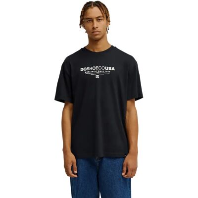 T-Shirt DC Shoes Heritage Font Noir M Homme T-Shirt DC Shoes Heritage Font Noir M Homme